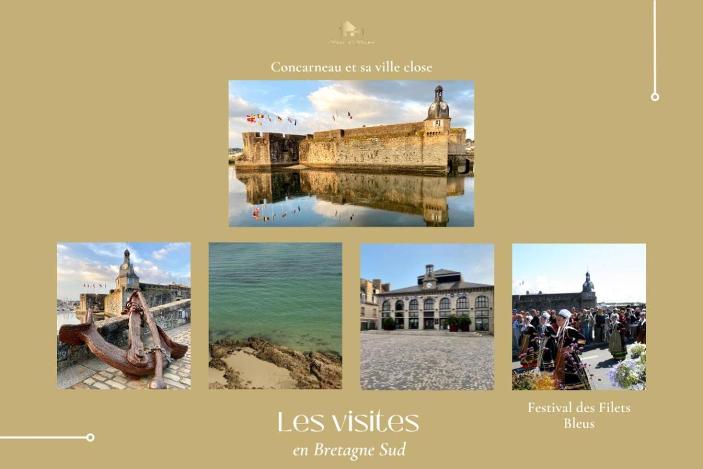 Le Tiguidou, Cosy, Lumineux, 2-6 Pers, Plage 300M Moëlan-sur-Mer エクステリア 写真
